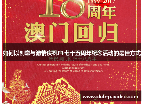 如何以创意与激情庆祝F1七十五周年纪念活动的最佳方式 如何以创意与激情庆祝F1七十五周年纪念活动的最佳方式